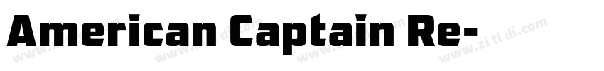 American Captain Re字体转换